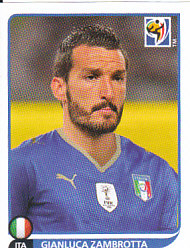 Gianluca Zambrotta Italy samolepka Panini World Cup 2010 #416